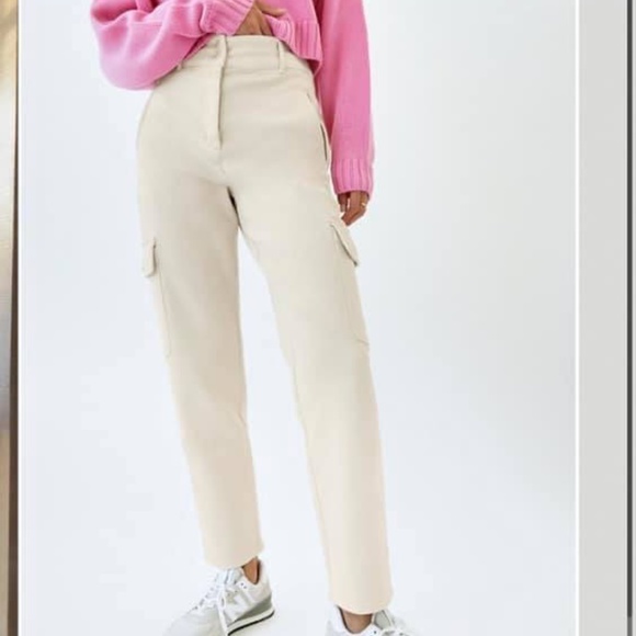 Aritzia Modern Cargo Pant Wilfred Free in Mauve - Picture 2 of 4